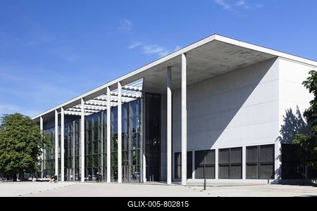 Pinakothek der Moderne, a modern art museum, Munich, Upper Bavaria, Bavaria, Germany, Europe-stock-foto