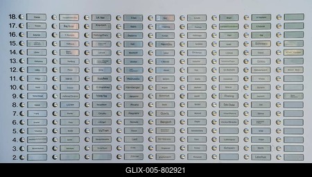 Bellboard, Flowertower, Allee der Kosmonauten 145, Marzahn, Berlin, Germany-stock-foto
