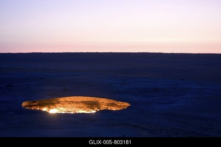 Darvaza Gas Crater, Turkmenistan, Central Asia-stock-foto