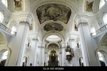 St. Martin's Basilica, Weingarten Benedictine abbey, Upper Swabia, Baden-Wuerttemberg, Germany, Europe-stock-foto