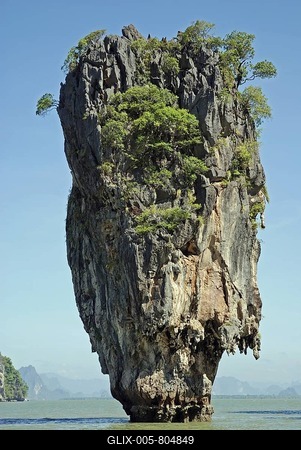 James Bond rock, Ao Phang-Nga National Park, Thailand, Asia-stock-foto