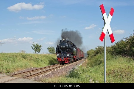 Steam train from the Selke Valley Railway near Quarmbeck, Harz, Saxony-Anhalt, Germany, Europe-stock-foto