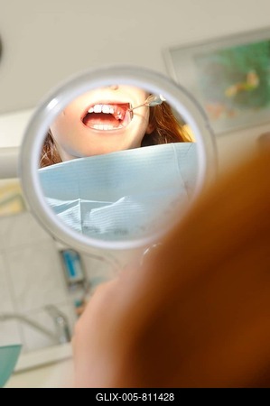 Boy at the dentist's, dental hygiene, dental care, dental treatment, dental visit-stock-foto