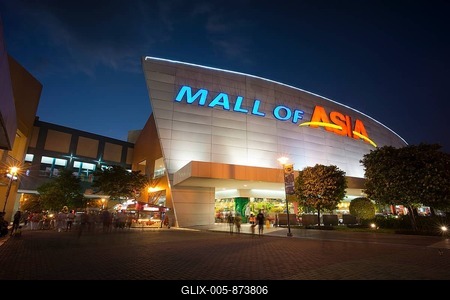 SM Mall of Asia, one of the biggest shopping centers in Asia, Pasay City, Manila, Philippines, Asia, PublicGround-stock-foto
