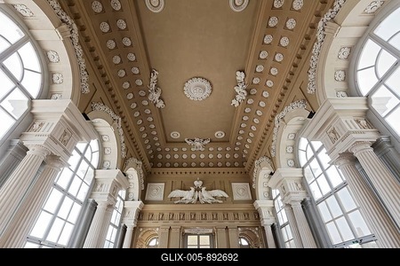 Café in the Gloriette, Schönbrunn Palace, Hietzing, Vienna, Austria-stock-foto