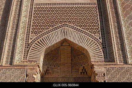 Bibi Aisha mausoleum, Taraz, Kazakhstan-stock-foto