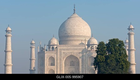 Taj Mahal, UNESCO World Cultural Heritage Site, Agra, Uttar Pradesh, India-stock-foto