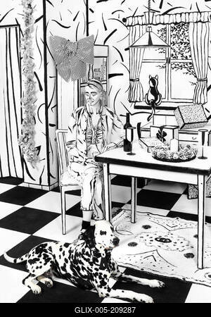 (Black and) White Christmas-stock-foto