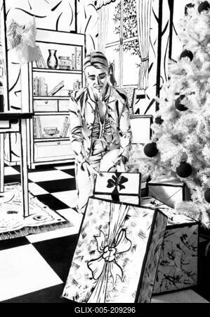 (Black and) White Christmas-stock-foto