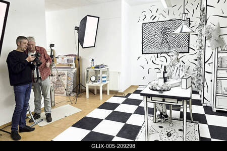 Model Tina, Tschiponnique Skupin, J?rg D?sterwald-stock-foto