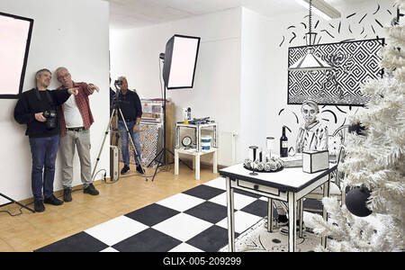 Model Tina, Tschiponnique Skupin, J?rg D?sterwald-stock-foto