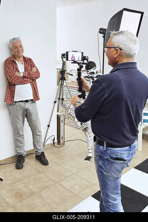 J?rg D?sterwald, Frank Schneider-stock-foto