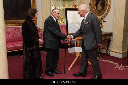 King Charles at Holocaust Memorial Day reception-stock-foto