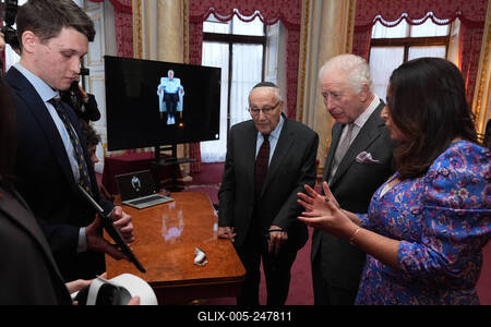 King Charles at Holocaust Memorial Day reception-stock-foto