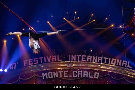 2 eme Spectacle de sélection du 47eme Festival International du cirque de Monte Carlo-stock-foto