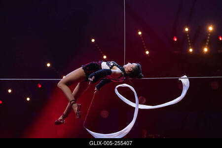2 eme Spectacle de sélection du 47eme Festival International du cirque de Monte Carlo-stock-foto