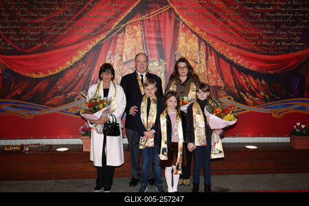 3eme Spectacle de s?lection du 47eme Festival International du cirque de Monte Carlo-stock-foto