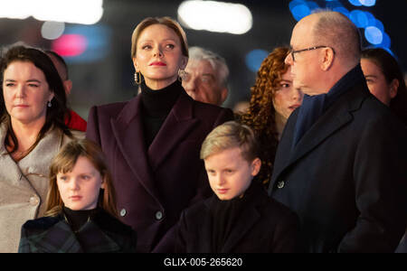 Sainte-Devote a Monaco: embrasement de la barque-stock-foto
