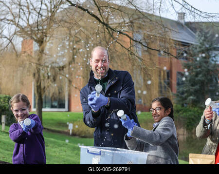 Prince William in Guildford-stock-foto