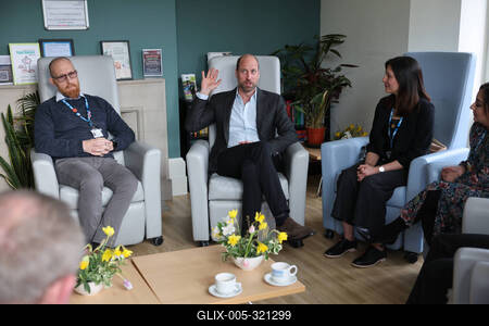 Prince William in Reading-stock-foto