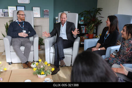 Prince William in Reading-stock-foto