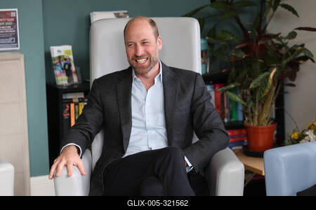 Prince William in Reading-stock-foto