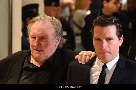 Appearance of French actor Gerard Depardieu at the Paris TGI, March 25, 2025-stock-foto
