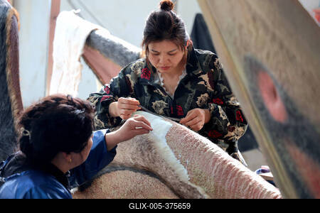 Paleontological Restoration Production in Binzhou-stock-foto