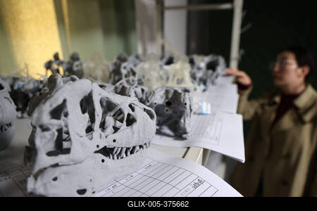 Paleontological Restoration Production in Binzhou-stock-foto