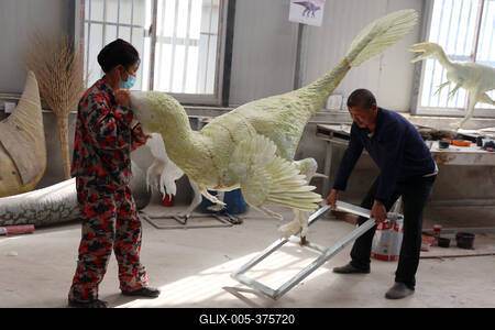 Paleontological Restoration Production in Binzhou-stock-foto