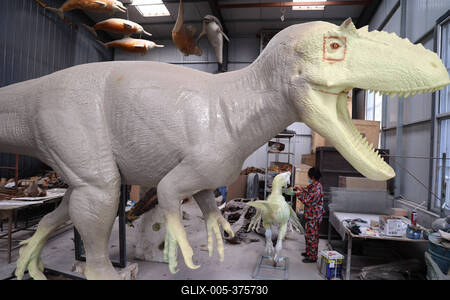 Paleontological Restoration Production in Binzhou-stock-foto