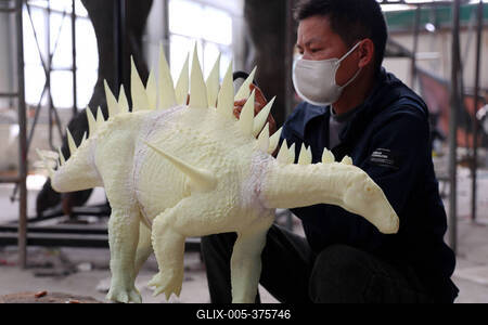 Paleontological Restoration Production in Binzhou-stock-foto
