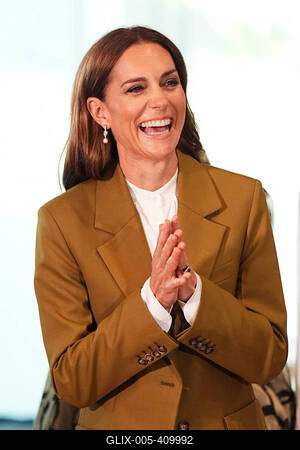 Kate Middleton at the British Fashion Council in London-stock-foto
