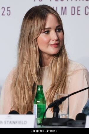 78eme Festival International du Film de Cannes. Conference de presse du film Die my love. BAELEN-stock-foto