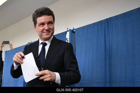 Romania Election-stock-foto