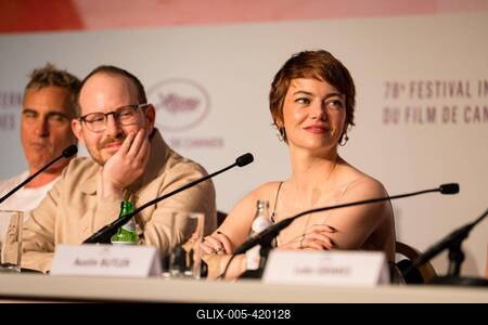 78eme Festival International du Film de Cannes. Conference de presse du film Eddington. CARREL-stock-foto