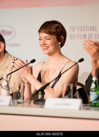 78eme Festival International du Film de Cannes. Conference de presse du film Eddington. CARREL-stock-foto