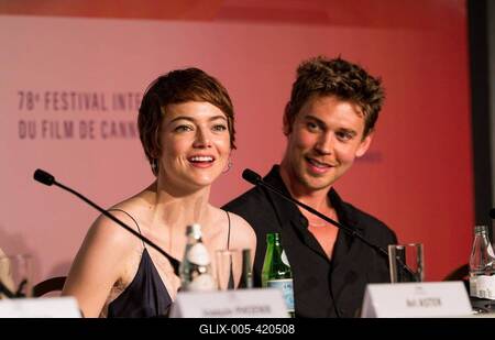 78eme Festival International du Film de Cannes. Conference de presse du film Eddington. CARREL-stock-foto