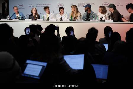 78eme Festival International du Film de Cannes. Conference de presse du film Die my love. BAELEN-stock-foto