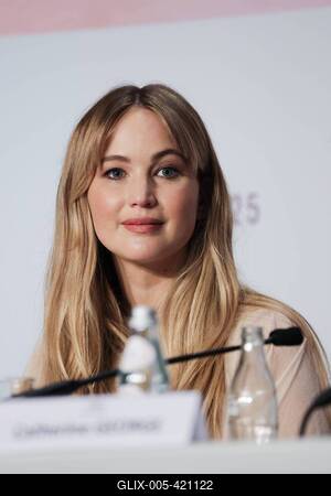 78eme Festival International du Film de Cannes. Conference de presse du film Die my love. BAELEN-stock-foto