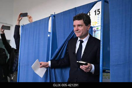 Romania Election-stock-foto