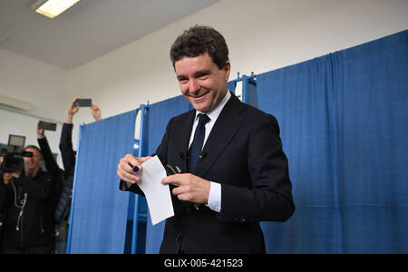 Romania Election-stock-foto