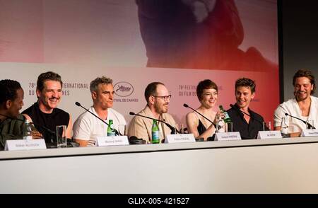 78eme Festival International du Film de Cannes. Conference de presse du film Eddington. CARREL-stock-foto