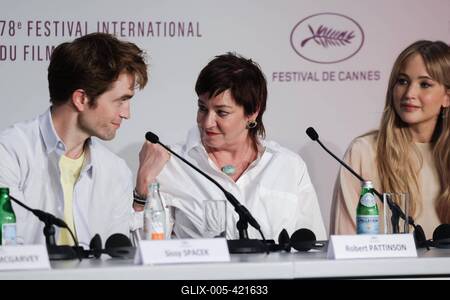 78eme Festival International du Film de Cannes. Conference de presse du film Die my love. BAELEN-stock-foto