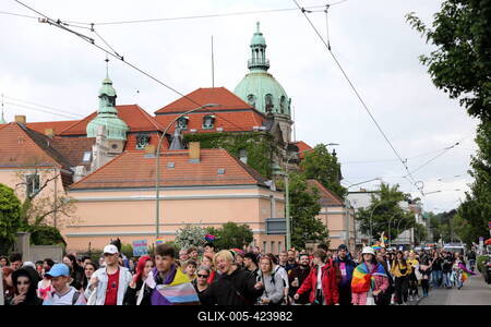 CSD in Potsdam-stock-foto