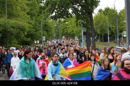 CSD in Potsdam-stock-foto