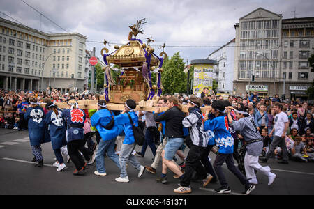 Berlin, Eindr?cke vom Karneval der Kulturen-stock-foto
