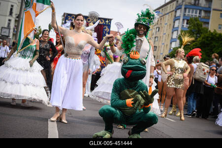 Berlin, Eindr?cke vom Karneval der Kulturen-stock-foto
