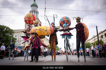 Berlin, Eindr?cke vom Karneval der Kulturen-stock-foto