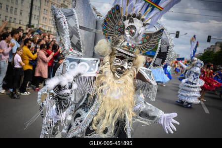 Berlin, Eindr?cke vom Karneval der Kulturen-stock-foto